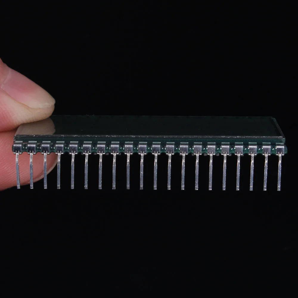 EDC190 4-Digit LCD Digital Tube Display Clock Static Temperature Positive Display Driving TN type 8-Character 7-Segment