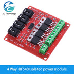 1 / 4 Channel one Four Route MOSFET Button IRF540 V4.0+ MOSFET Switch Module for Arduino Isolated power module