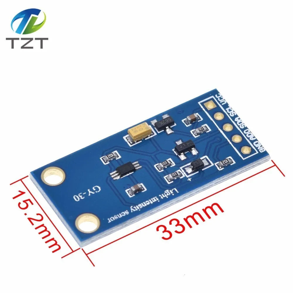 TZT 1/3PCS GY-302 BH1750 BH1750FVI light Intensity Illumination Module for Arduino 3V-5V