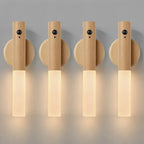 Creative Intelligent Auto PIR Motion Sensor LED Rechargeable Magnetic Night Light Wall Light Kitchen Cabinet Light Bedside Lamp