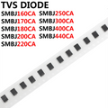 100PCS TVS DIODE SMBJ160CA SMBJ170CA SMBJ180CA SMBJ200CA SMBJ220CA SMBJ250CA SMBJ300CA SMBJ400CA SMBJ440CA SMD