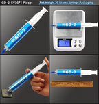 GD-2 Thermal Paste Processor Grease Compound Silicone 1/3/7/15/30 g 7.5 W/M-K For CPU GPU Printer Heat Sink Cooling Cooler SY30