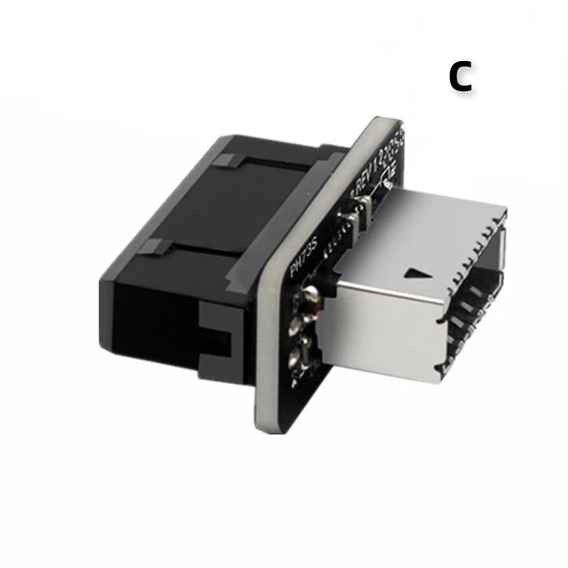 Type C USB3.1 Front Panel Socket USB 3.0 19 Pin to TYPE-E 20Pin Header Extension Adapter for ASUS Motherboard