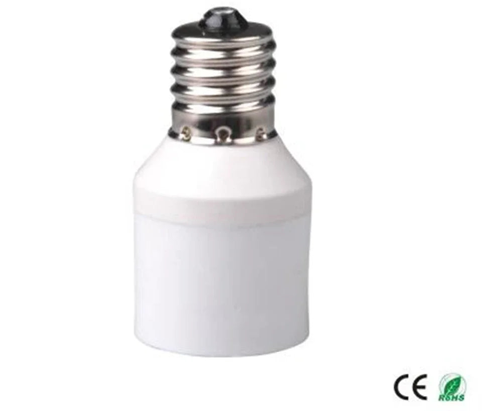 2PCS E17 Light Socket Adapter Extender E17 LED Candle Bulb Base Lampholder Extension Converter CE Rohs