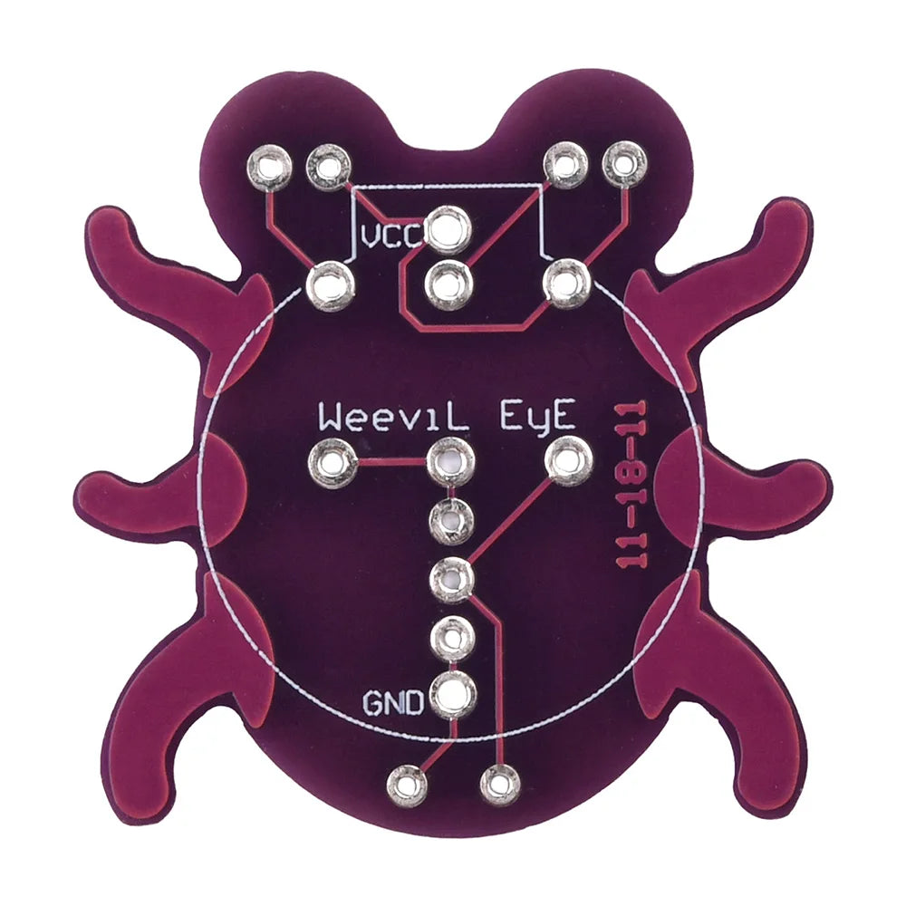 DIY Weevil Eye LED Photoresistor Sensor Module Soldering Learning Kit DIY Beginner Learn to Solder Fun Kit