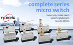 10Pcs Horizontal Limit Switch Long Hinge Roller Lever Momentary SPDT 1NO 1NC 380V 10A Industrial Travel Position Switch IP54