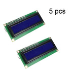 LCD1602+I2C Module Blue / Yellow Green Screen 16x2 Character LCD Display PCF8574T PCF8574 IIC I2C Interface 5V for Arduino