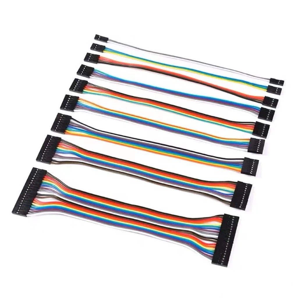 10PCS 2.54mm Double Head DUPONT LINE Jumper Wire Dupont Connector Cable 2.54MM 2P/3P/4P/5P/6P/8P/9P/10P Long 10/20/30CM
