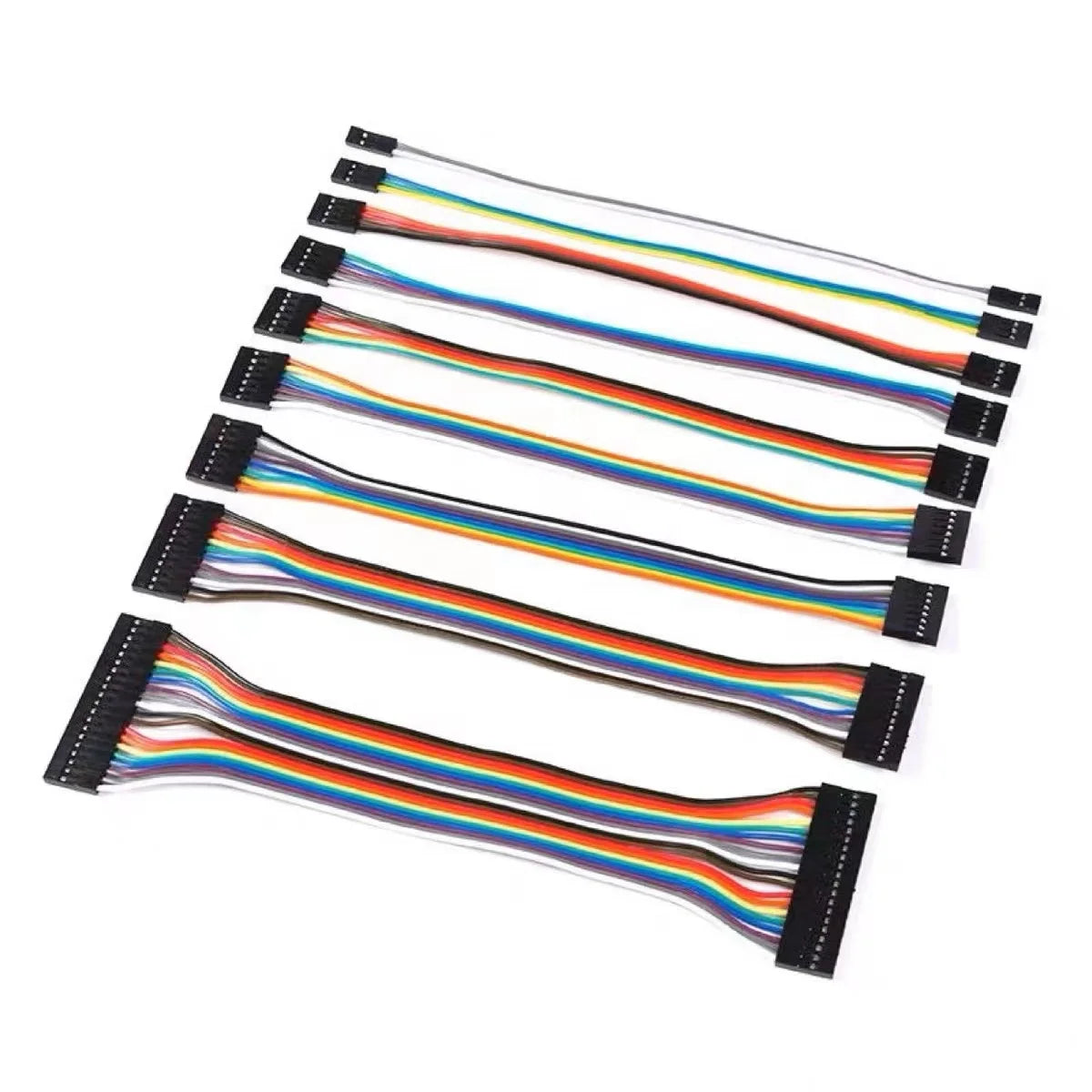 10PCS 2.54mm Double Head DUPONT LINE Jumper Wire Dupont Connector Cable 2.54MM 2P/3P/4P/5P/6P/8P/9P/10P Long 10/20/30CM