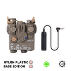 WADSN DBAL A2 Dbal-a2 Full Function Red Green Blue IR Laser Strobe Flashlight with Light Point Zero Adjustment for 20mm Rail