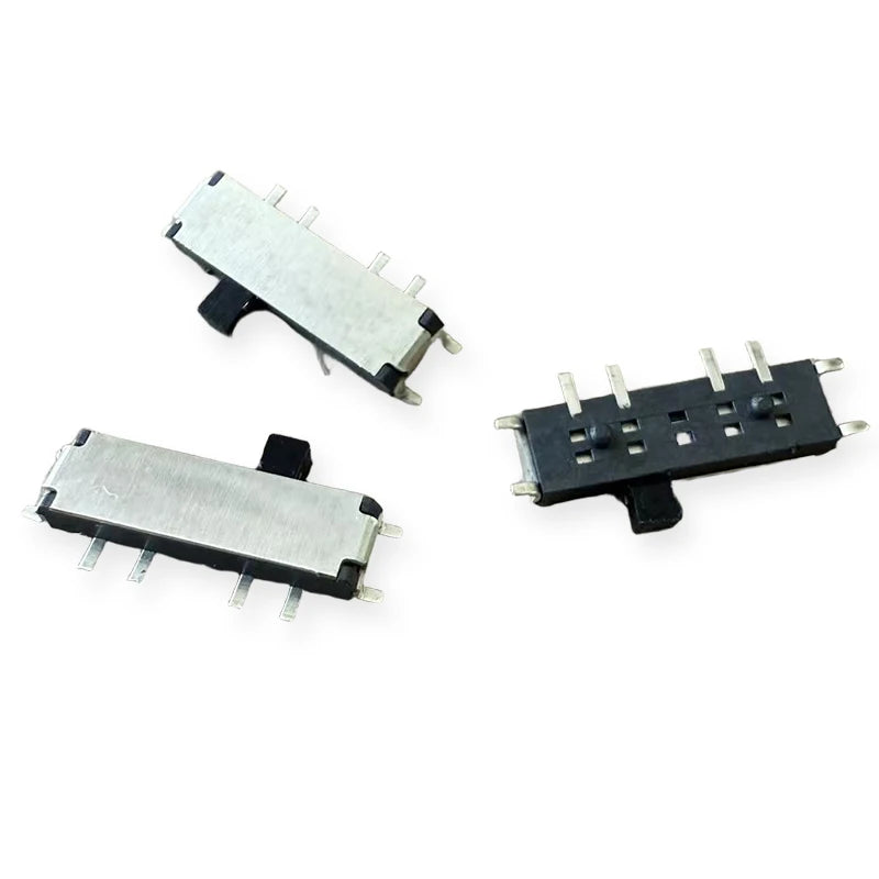 30PCS MSK-12C03-07 Small Toggle Switch With Positioning Column H1.5mm 8-Pin 3-Position DC12V Patch Side Press Type Power Switch