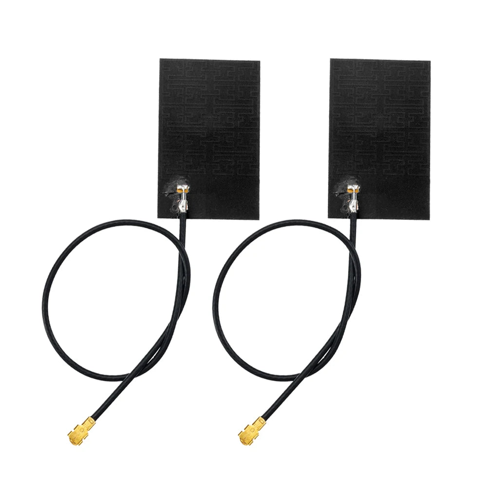 433Mhz Internal FPC Flexible Black Patch Adhesive Antenna 6dbi with 12cm Cable and UFL Connector