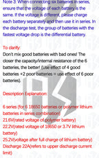 6S 12A/25A 24V 25.2V PCB BMS Protection Board For 6 Pack 18650 Li-ion Lithium Battery Cell Module New Arrival Balanced