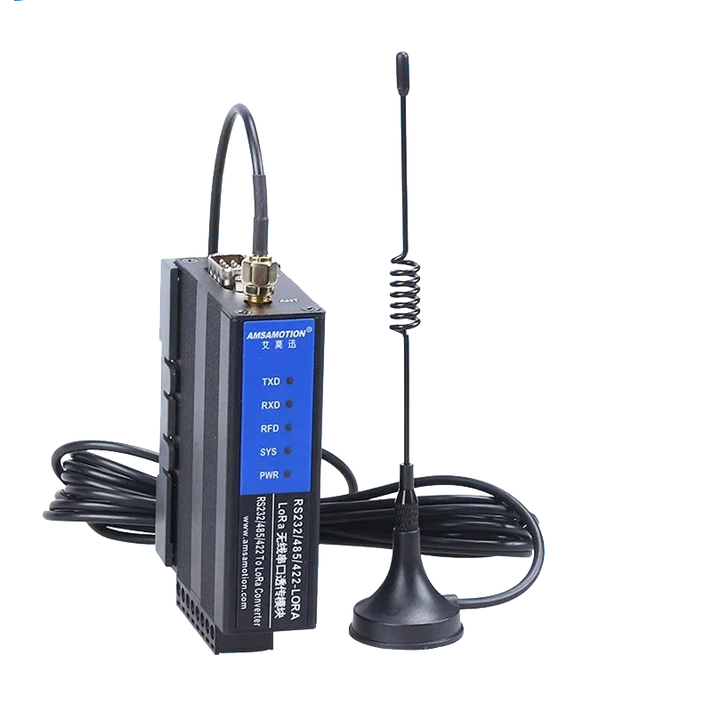 RS232/485-LORA RS422 Wireless PLC Long Rage Radio Communication Module RS485 to LR100 Signal Converter Spread Spectrum