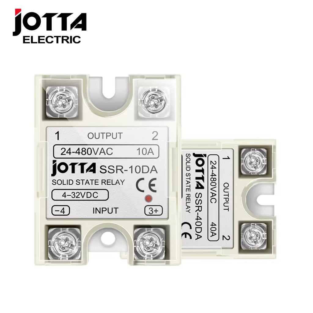 Solid State Relay Module SSR 10DA 25DA 40DA DC Control AC  Single Phase With Plastic Cover For PID Temperature Control