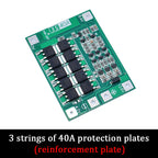 LIZAO 3S 4S BMS 20A 40A 60A 18650 Li-ion Battery Protection Board 11.1V-16.8V Enhanced Balance Charger Module