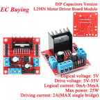 L298P L298 Motor Shield Stepper DC Motor Driver Board Expansion Module 2A Dual Full Bridge H-Bridge 2 Way For Arduino R3 L298N