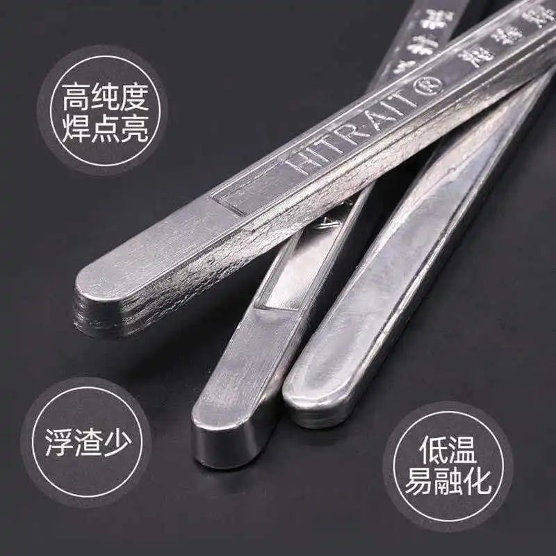 High Purity 66A Lead-Free Solder Strip, Tin Block Solder Strip with Lead Welding, Home Decoration Hanging Tin Artifact 500g