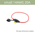 5/10PCS Waterproof Fuse Holder 32V Mini Small Medium Auto 18/1614/12/10AWG and Car Blade Fuse 5A 10A 15A 20A 30A