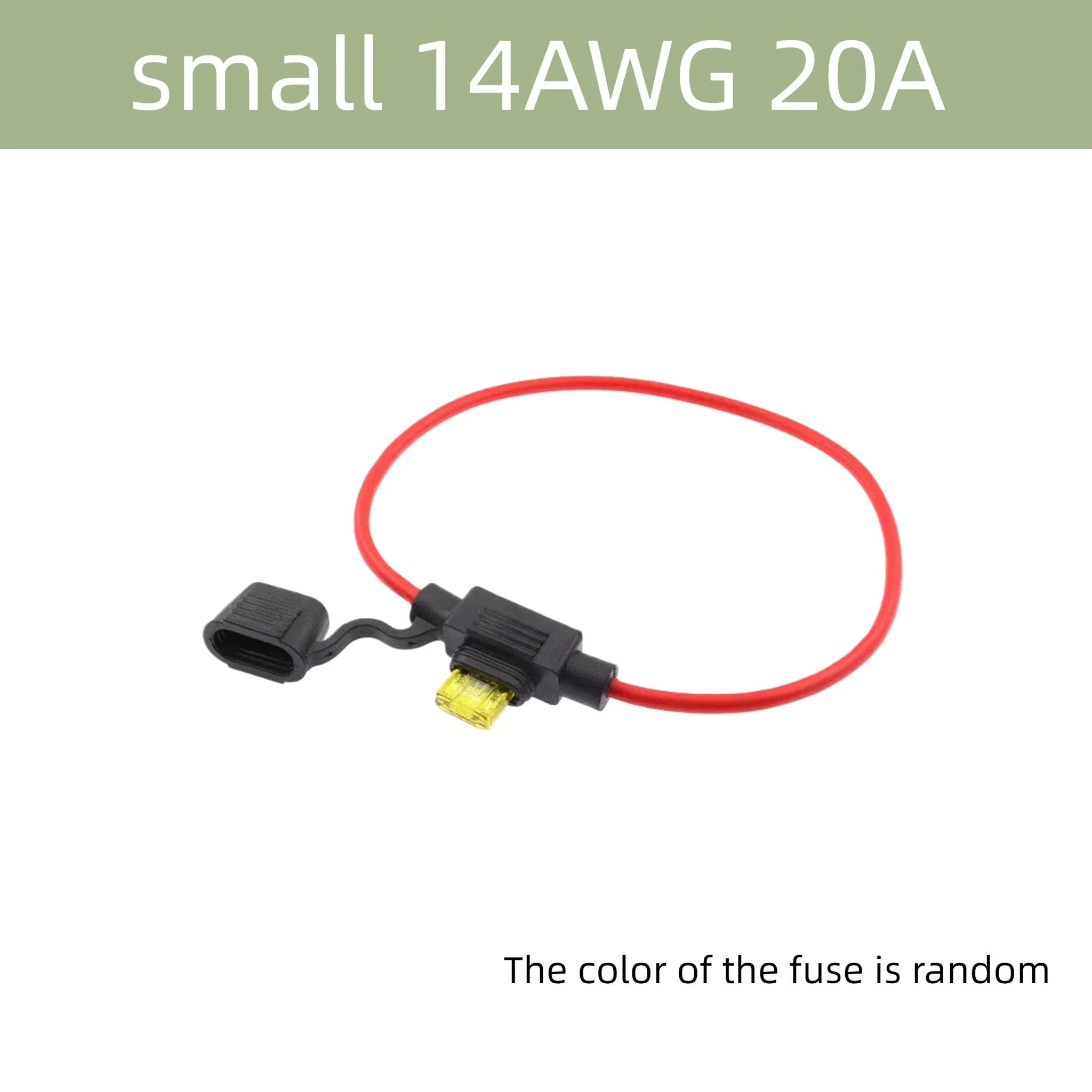 5/10PCS Waterproof Fuse Holder 32V Mini Small Medium Auto 18/1614/12/10AWG and Car Blade Fuse 5A 10A 15A 20A 30A