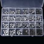 60pcs/240pcs Micro USB Connector Kit 12/24 Models USB Port/Tail Plug for MP3/4/5 DIY SMD DIP Socket Set USB Connectors Set