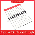 20PCS TVS Diode P6KE56CA P6KE62CA P6KE68CA P6KE75CA P6KE82CA P6KE100CA  P6KE120CA P6KE130CA P6KE150CA P6KE180CA P6KE200CA DO-15