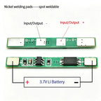 1S 3A 3,7V Li-Ion BMS PCM Protection Board for 18650 Polymer Cells Short-Circuit Protection for Rechargeable Lithium Battery