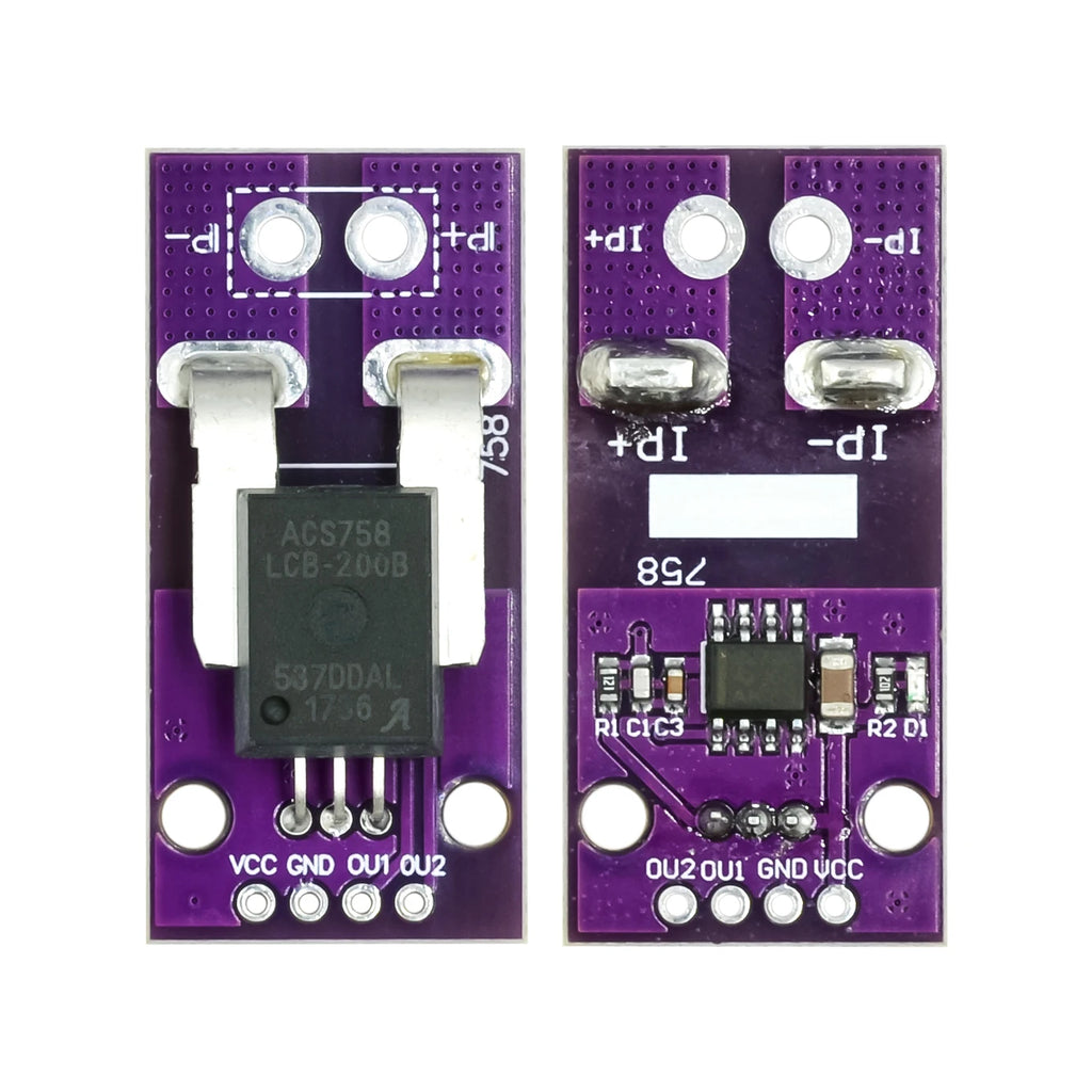 ACS758LCB-050B 100B 200B-PFF-T Linear current sensor Hall Current module
