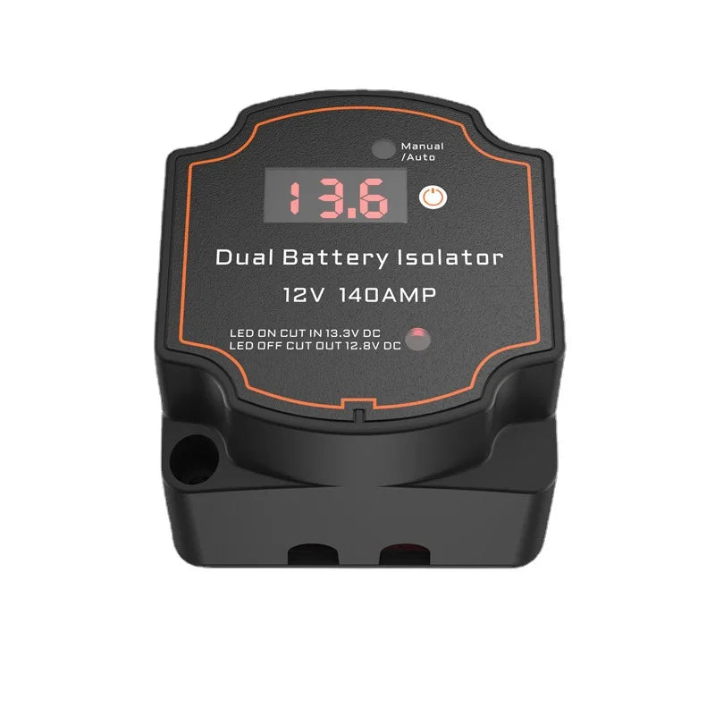 New Design Digital  Display Dual Battery Isolator 12V 140A Voltage Sensitive Intelligent Split Charge Relay VSR For Camper Car