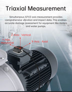 WitMotion WTVB01-485 IPX8 Vibration Sensor 3axis (XYZ) Modbus Vibration Analyzer Displacement(Acceleration +Speed+Amplitude)
