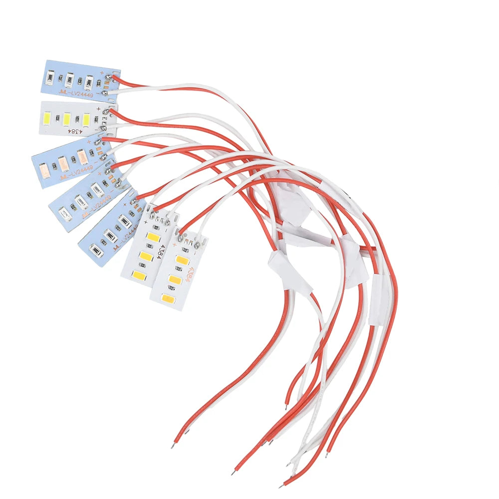5pcs High Brightness 1.5W 5V LED 5730 SMD Color Lamp Bead Light Board Bulb With Line Red Yellow Green Blue Warm White Light