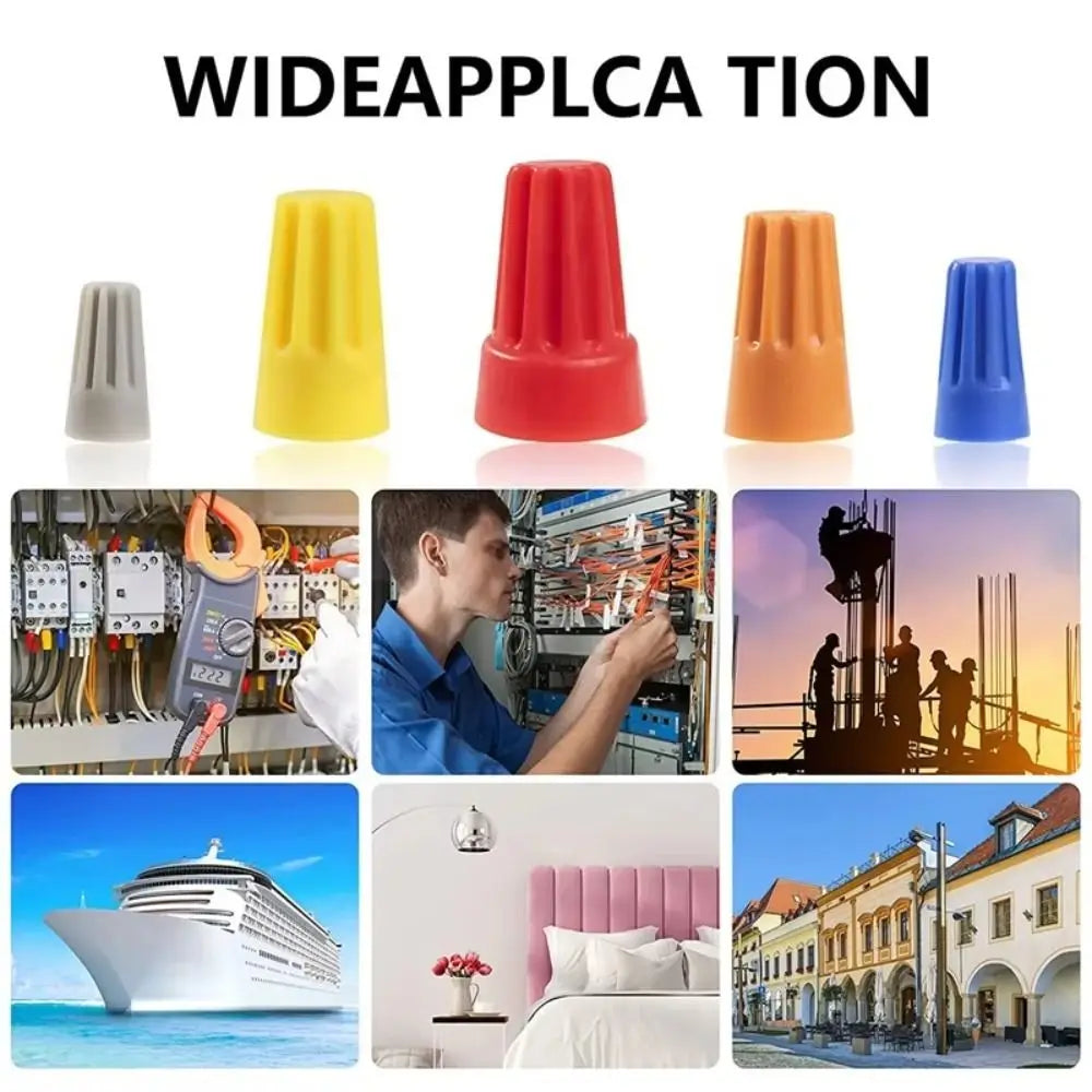 Quick Wire Connector Nut Insulated Wire Connectors Nuts Colorful Boxed Twist Caps Nuts Electrical Insulated Crimp Electrical