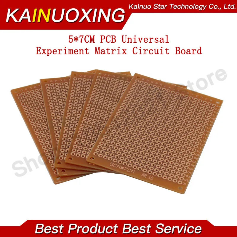 5PCS Single Side Copper Universal PCB Board 2×8/3×7/4×6/5×7/7×9/9×15/10×15cm Prototype Perfboard For Arduino DIY