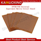 5PCS Single Side Copper Universal PCB Board 2×8/3×7/4×6/5×7/7×9/9×15/10×15cm Prototype Perfboard For Arduino DIY