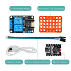 2 Channel DC 5V Relay Module Low Level Trigger with Optocoupler Isolation Smart Home Control Board Compatible with Arduino ESP32