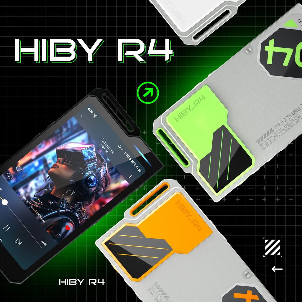 HiBy R4 MP3 HiFi Music Player Bluetooth WiFi DSD256 MQA 16x USB DAC Headphone AMP 11hr 4.7 ES9018Q2M 4 Snapdragon 665 Androind
