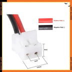 2.0-4.0AH 103450 Polymer Lithium Rechargeable Battery JST PH 2.0mm 2pin Plug for Camera GPS Navigator MP5 Bluetooth Headset