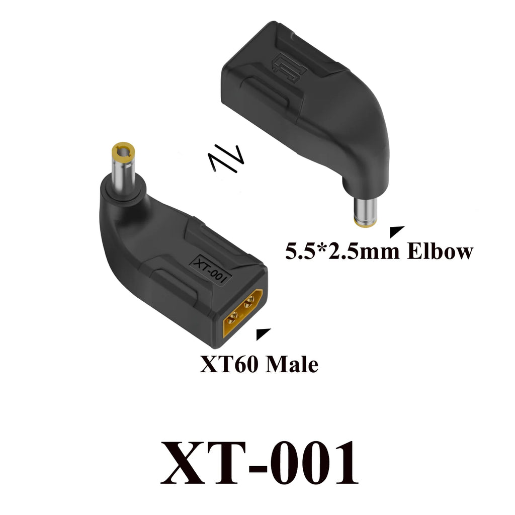 XT60 to EC5 Type C Adapter DC 5.5X2.5 5.5X2.1 7.4X5.0 7.9X5.0mm to XT60 Connector Model Airplane Battery Charger Plug Converter