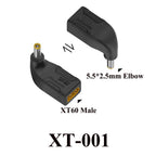 XT60 to EC5 Type C Adapter DC 5.5X2.5 5.5X2.1 7.4X5.0 7.9X5.0mm to XT60 Connector Model Airplane Battery Charger Plug Converter