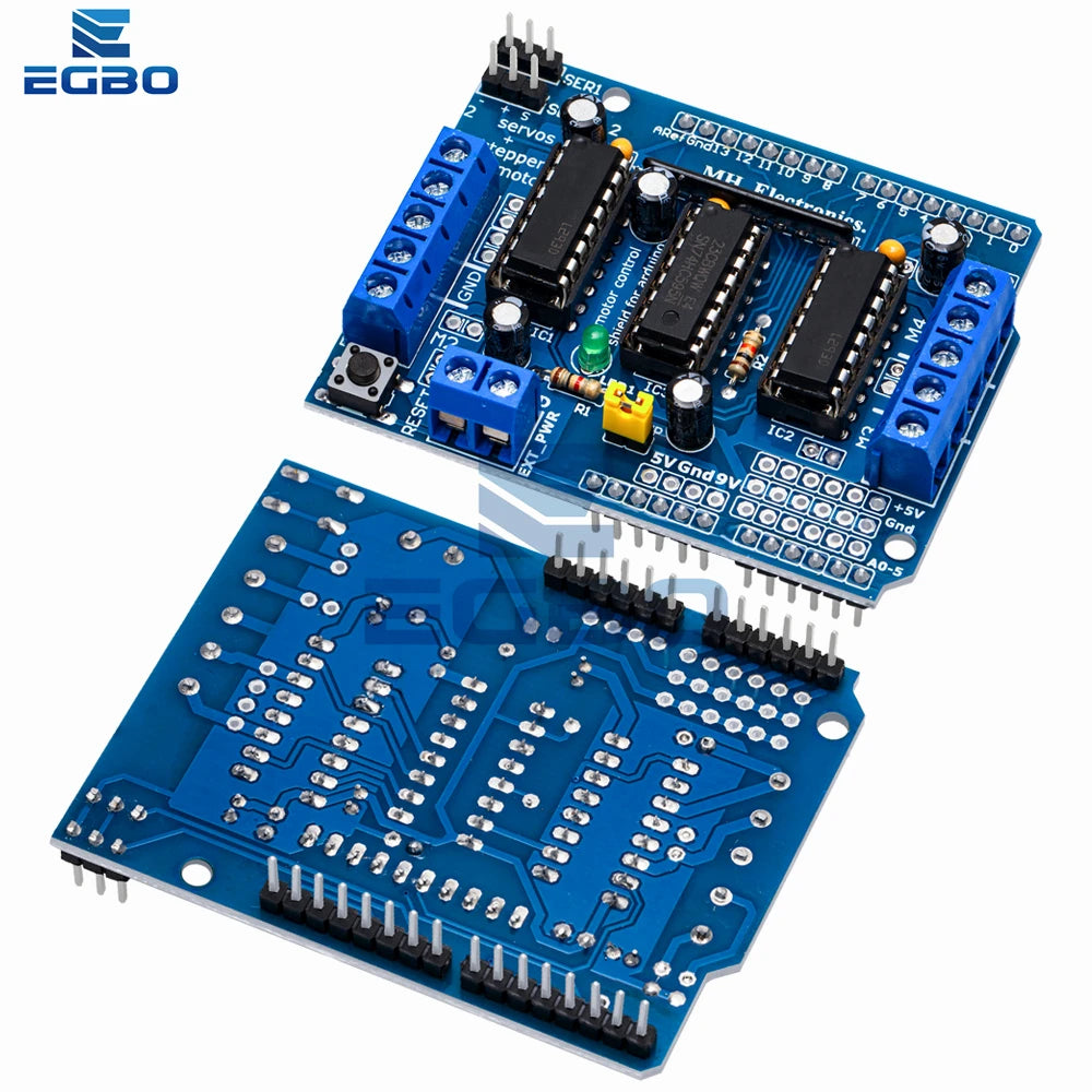 1PCS EGBO  L293D motor control shield motor drive expansion board FOR Arduino motor shield