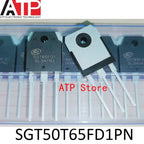 10PCS/LOT 100% New Original SGT50T65FD1PN 50T65FD1 50T65 TO-3P 50N65 Transistors IGBT 50A 650V TO-247