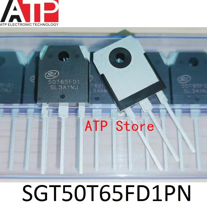 10PCS/LOT 100% New Original SGT50T65FD1PN 50T65FD1 50T65 TO-3P 50N65 Transistors IGBT 50A 650V TO-247