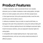 Ac 110v-220v Human Presence Sensor 24ghz Microwave Radar Controller Detection Micro-motion Sport Body Sensor Switch