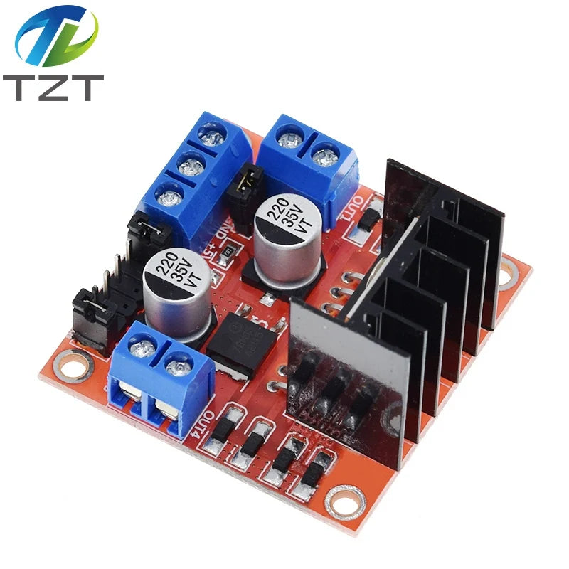 1/3PCS DIYTZT Dual H Bridge DC Stepper Motor Drive Controller Board Module L298N