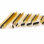 10pcs 1.27mm Pitch Dual Row Bent Right Angle 90 Degree 2*2/3/4/5/6/7/8-50P Dual Row Male Pin Header PCB Board Connector
