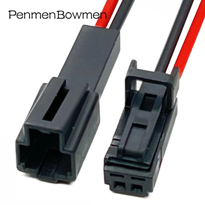 1 Set 2 Pin Car Door Side Light Electrical Connector Female Male Wire Harness Plug for 4B0971832 4E0972575 1-1534113-1 1534155-1