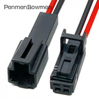1 Set 2 Pin Car Door Side Light Electrical Connector Female Male Wire Harness Plug for 4B0971832 4E0972575 1-1534113-1 1534155-1