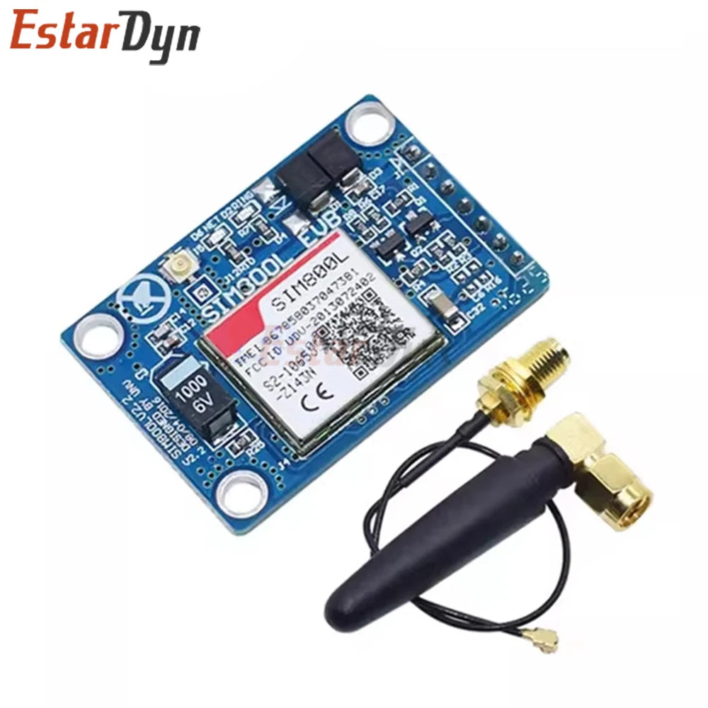 Estardyn SIM800L 4-Band Global GSM GPRS Module, Quad-Band SMS/Data for IoT, Low Power 3.4-4.4V