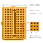 170 / 400 / 830 Tie Points Solderless Breadboard MB-102 BB-801 SYB-170 Prototype Universal PCB Jumper Dupont Test Bread Board