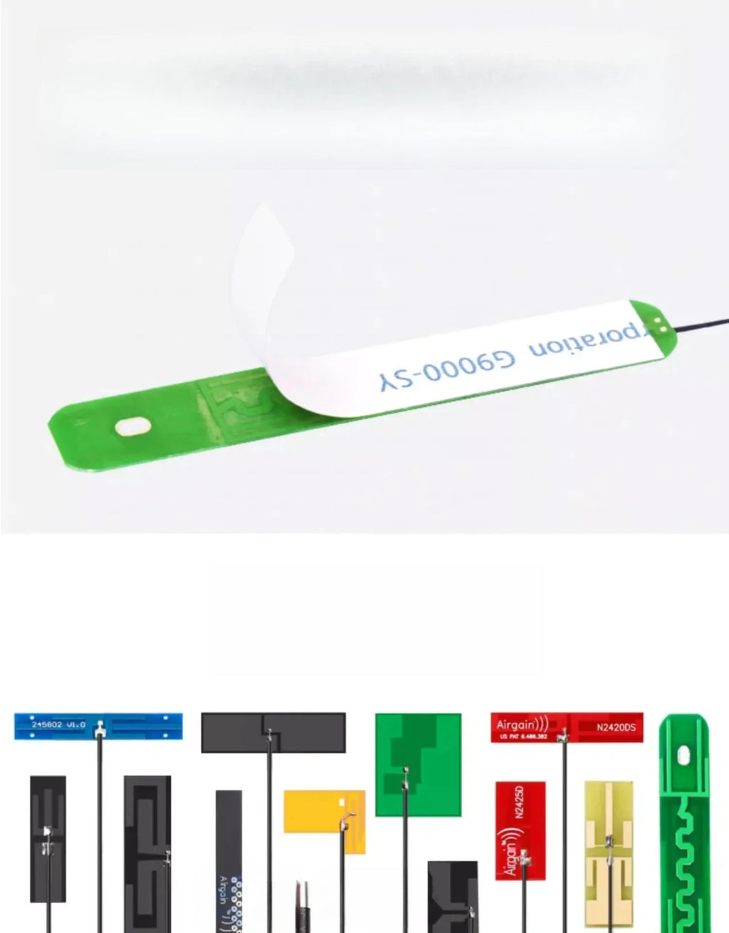 5Pcs/Lot 2.4G 5G 5.8G Dual Frequency With Built-in FPC Soft Board Wifi Bluetooth PCB Patch High Gain Antenna